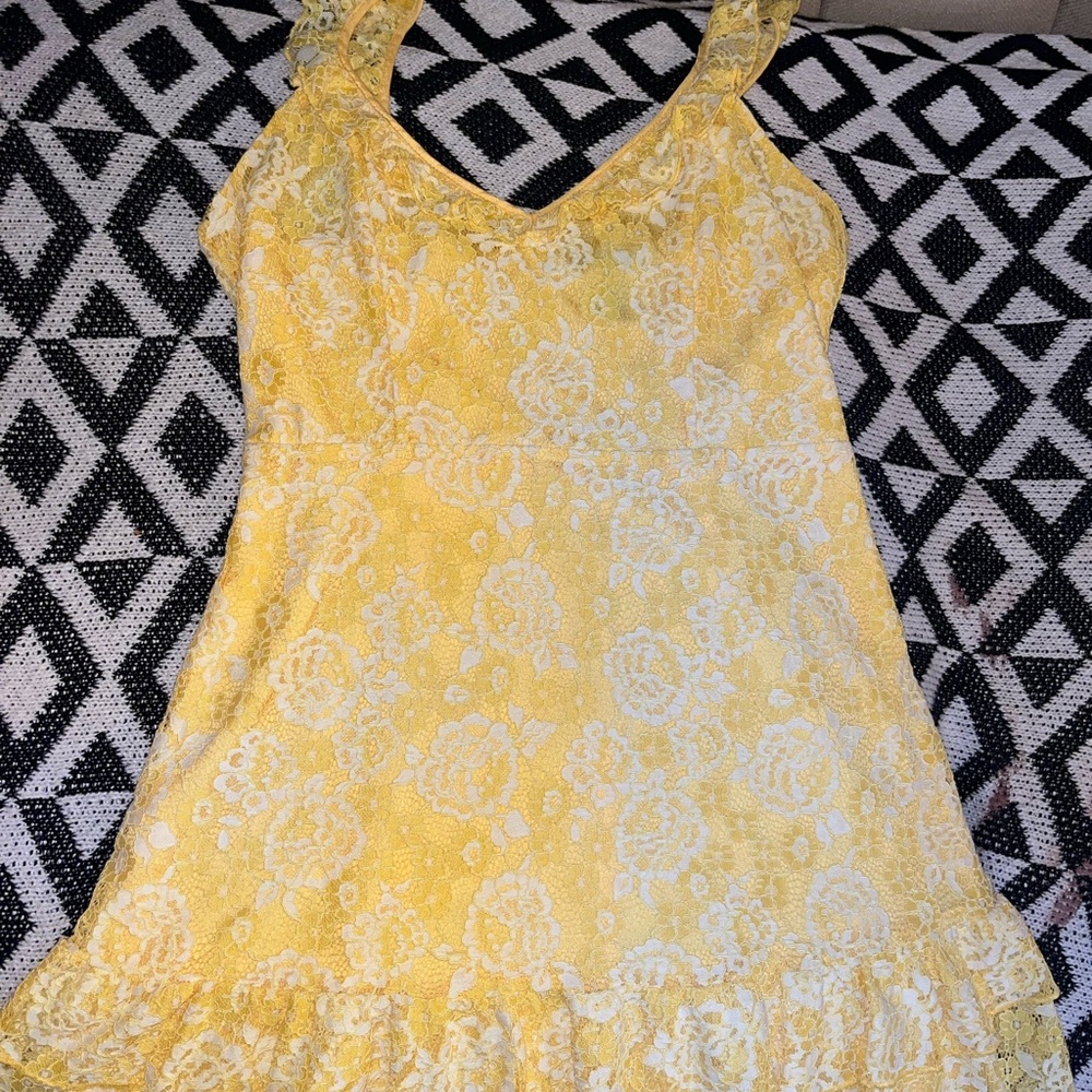 Forever 21 yellow top/dress